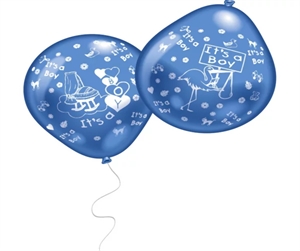 Ballons, its à boy - 21cm - VE10, blau Ballons, its à boy - 21cm - VE10, blau