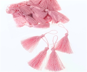 Deco, mini Quasten 8cm - VE 50, rosa Deco, mini Quasten 8cm - VE 50, rosa