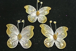 Deco, Schmetterling 35mm, natur Deco, Schmetterling 35mm, natur