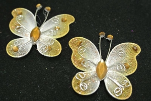 Deco, Schmetterling 50mm, natur Deco, Schmetterling 50mm, natur
