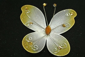Deco, Schmetterling 80mm, natur Deco, Schmetterling 80mm, natur