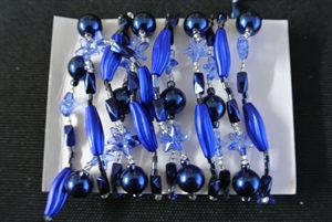 Girlande, 1.8m/ Sterne & Kugeln, dblau Girlande, 1.8m/ Sterne & Kugeln, dblau