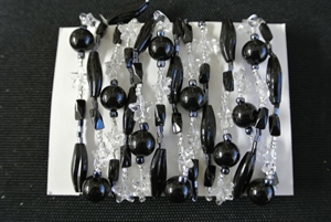 Girlande, 1.8m/ Sterne & Kugeln, schwarz Girlande, 1.8m/ Sterne & Kugeln, schwarz