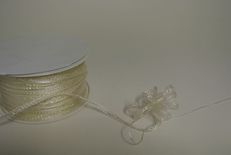 Susifix 100m/   4mm, Lurex brillant, weiss