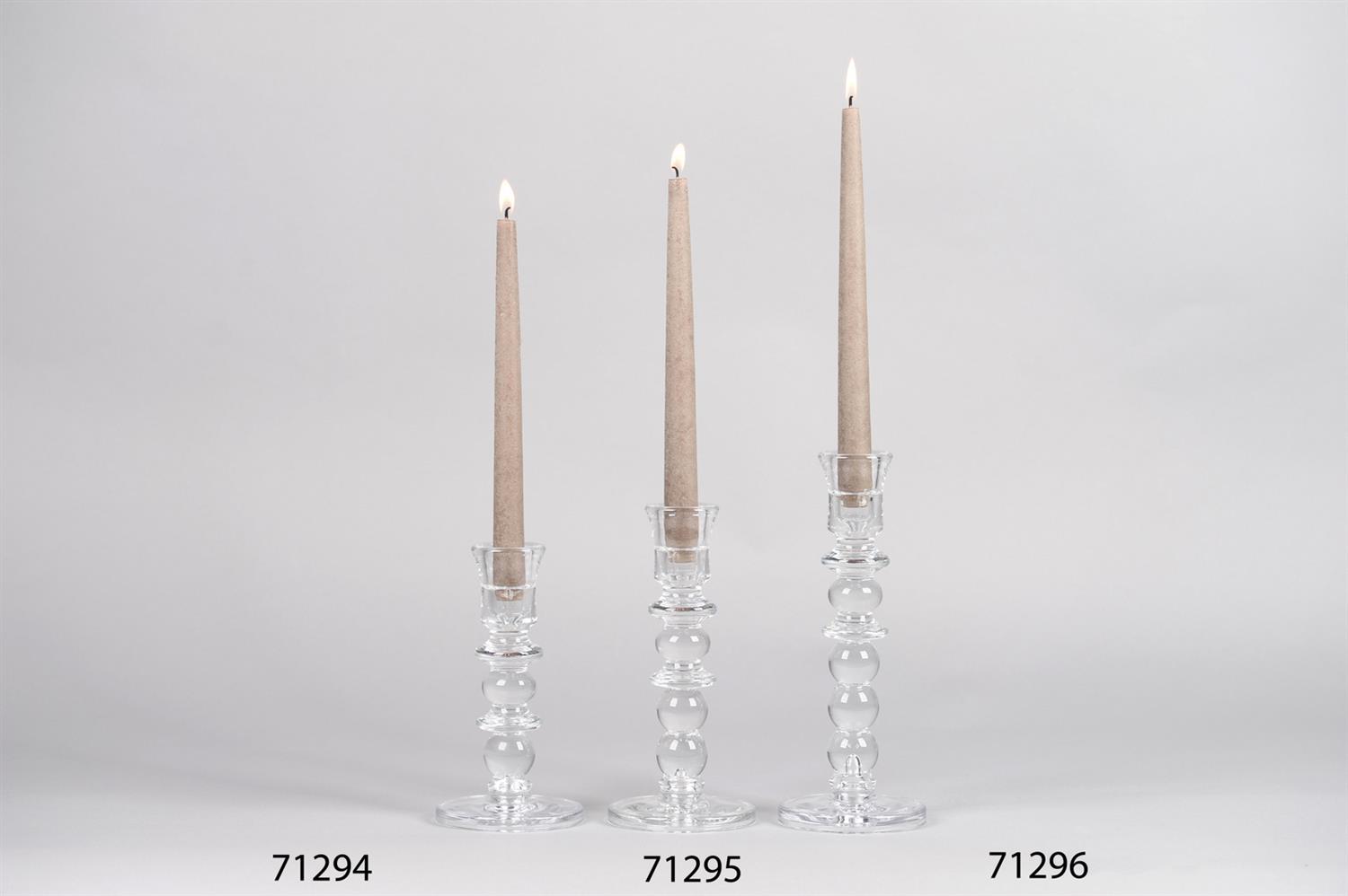 Kerzenständer, Colonel Ø11x H20cm, glas